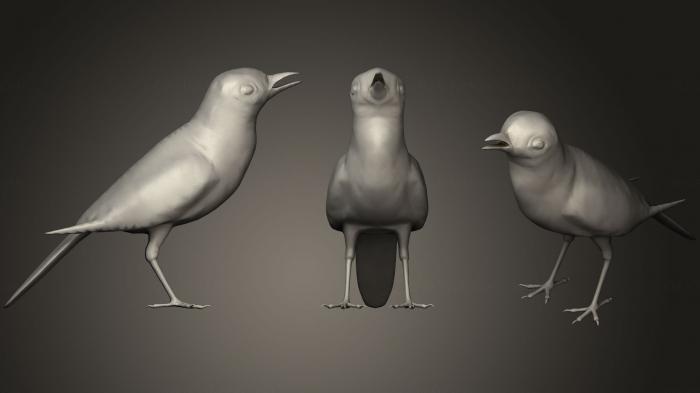 Animal figurines (STKJ_1618) 3D model for CNC machine